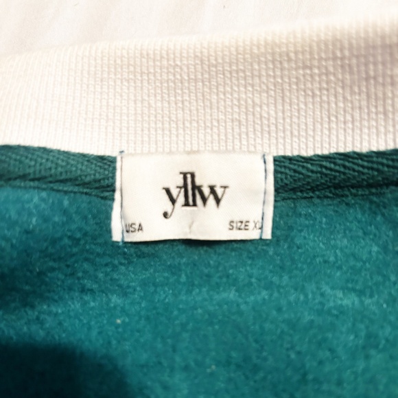 Yellow The Label RARE Wellness Academy Sweatshirt *NWOT* - Picture 4 of 4